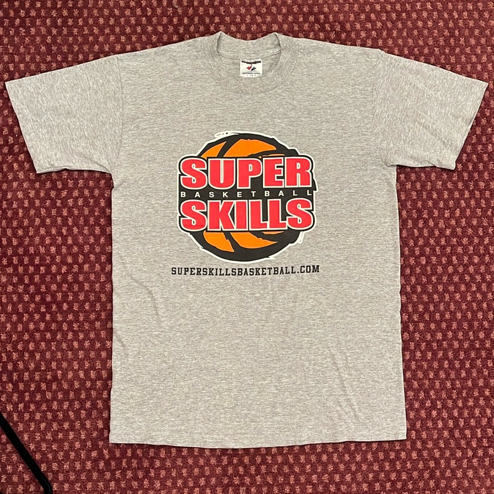 Grey Super Skills Graphic Tee